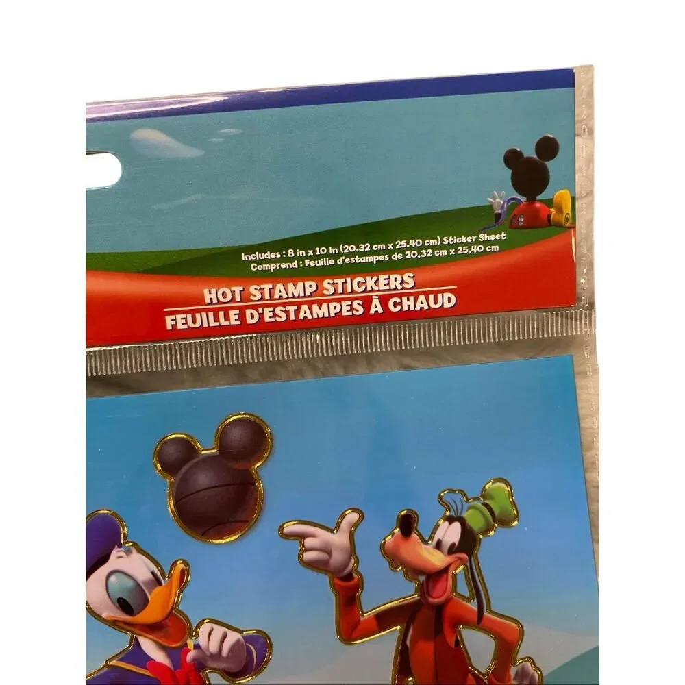 Disney Minnie Mickey Mouse Clubhouse Stickers Journal Party Favor Lot 3 New